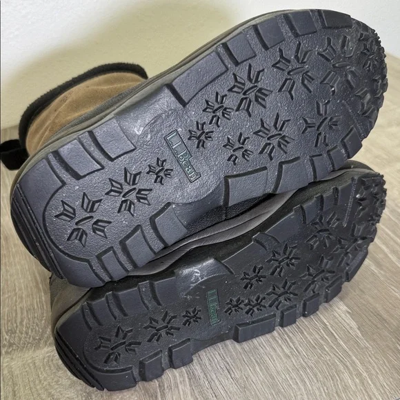 L.L. Bean Brown and Black Winter Boots - Picture 5 of 7